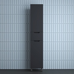 Style Line Шкаф пенал Остин 36 графит – фотография-2